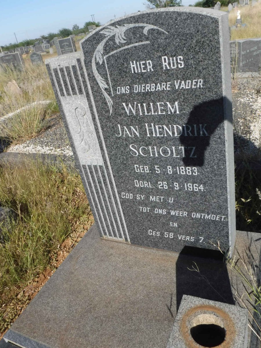 SCHOLTZ Willem Jan Hendrik 1883-1964