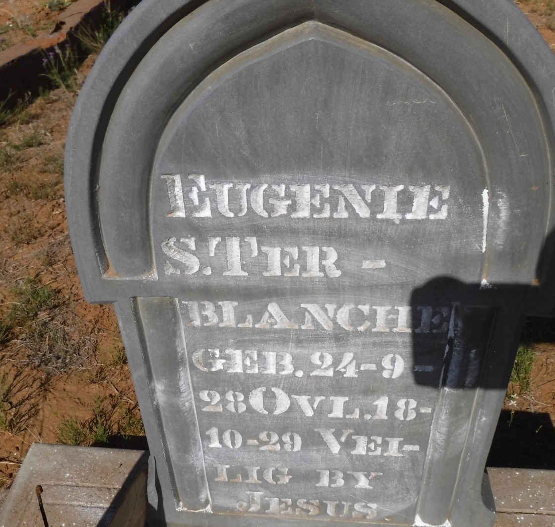 TERBLANCHE Eugenie S. 1928-1929