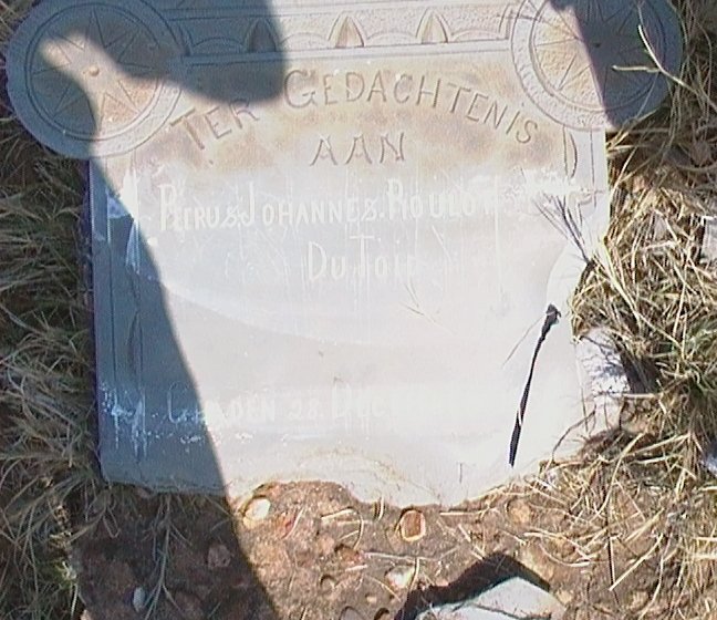 TOIT Petrus Johannes Roulof, du