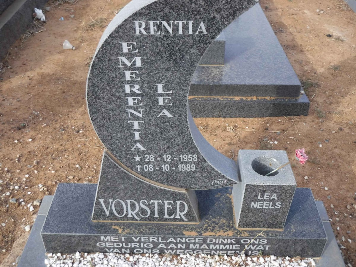 VORSTER Emerentia Lea 1958-1989