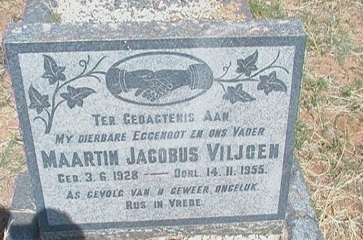 VILJOEN Maartin Jacobus 1928-1955