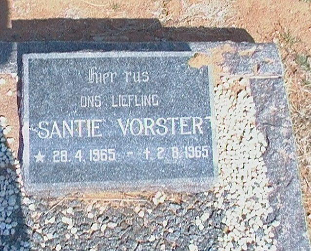 VORSTER Santie 1965-1965