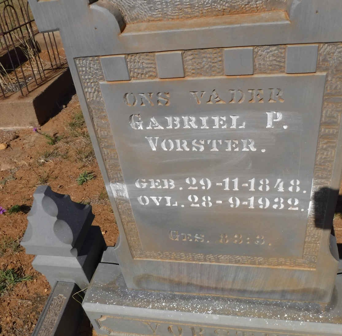 VORSTER Gabriel P. 1848-1932