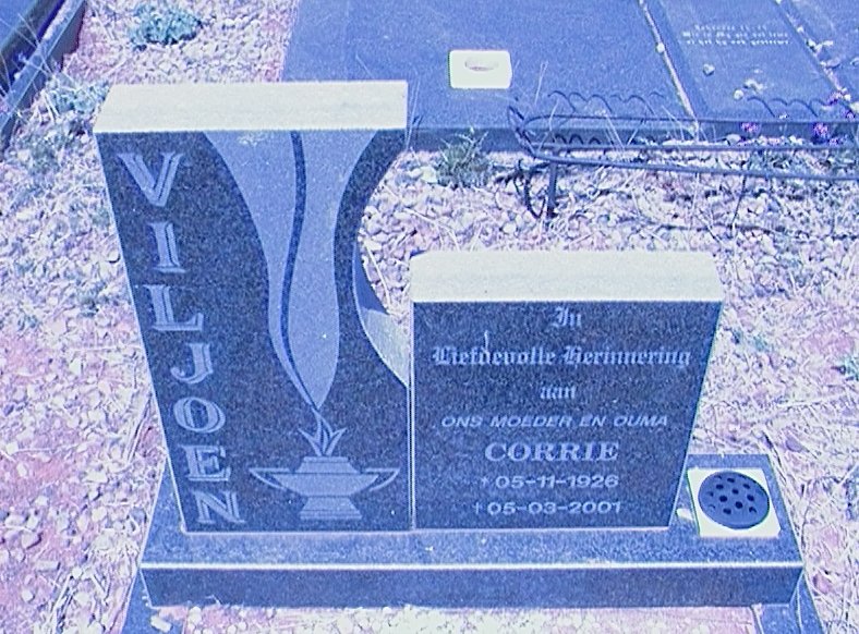 VILJOEN Corrie 1926-2001
