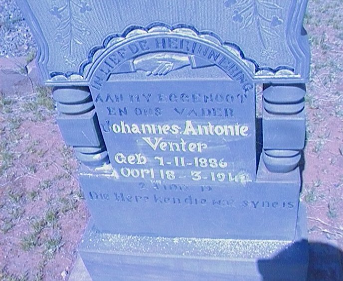 VENTER Johannes Antonie 1886-194?