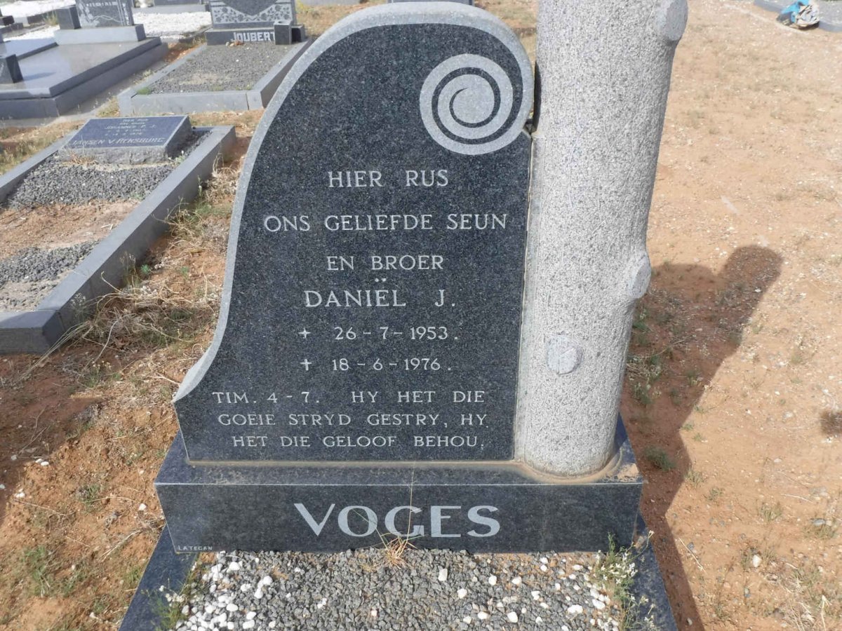 VOGES Daniel J. 1953-1976