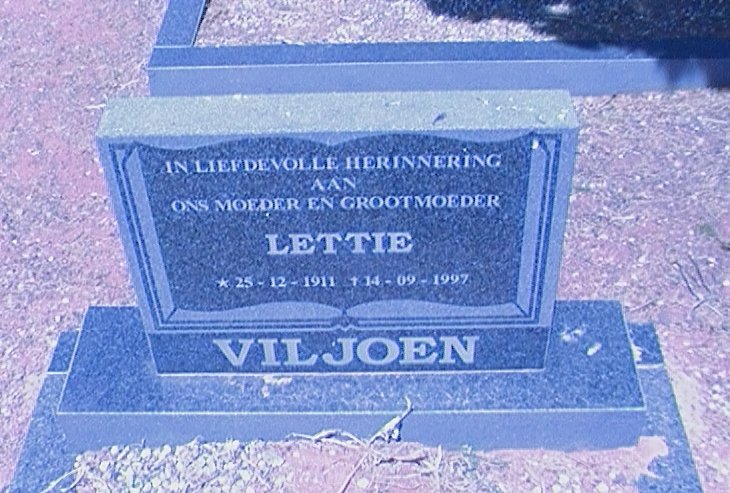 VILJOEN Lettie 1911-1997