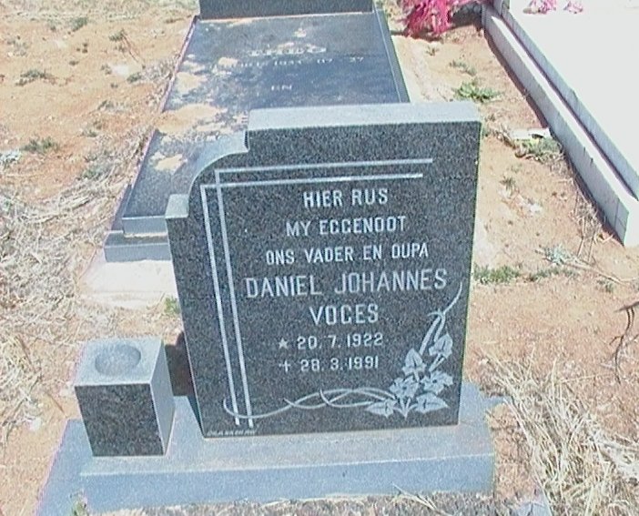 VOGES Daniel Johannes 1922-1991