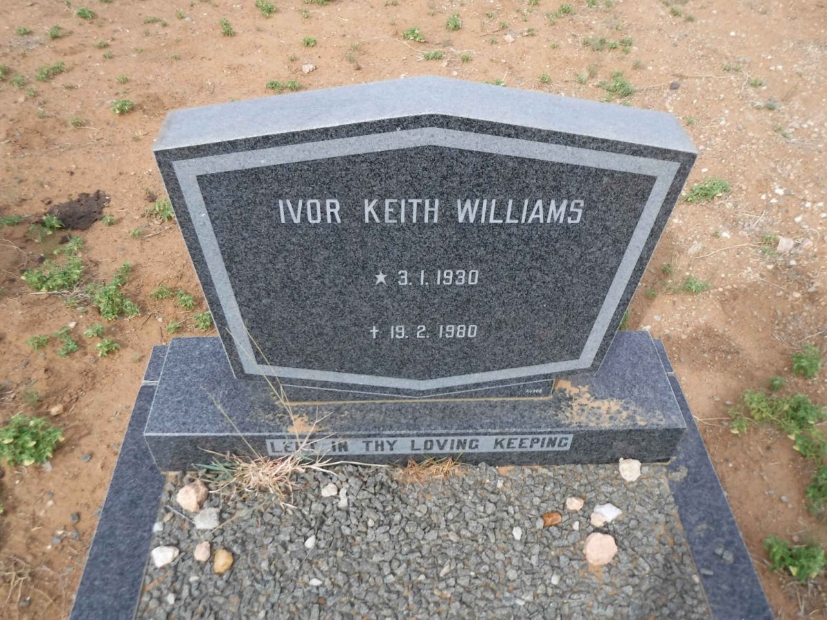 WILLIAMS Ivor Keith 1930-1980