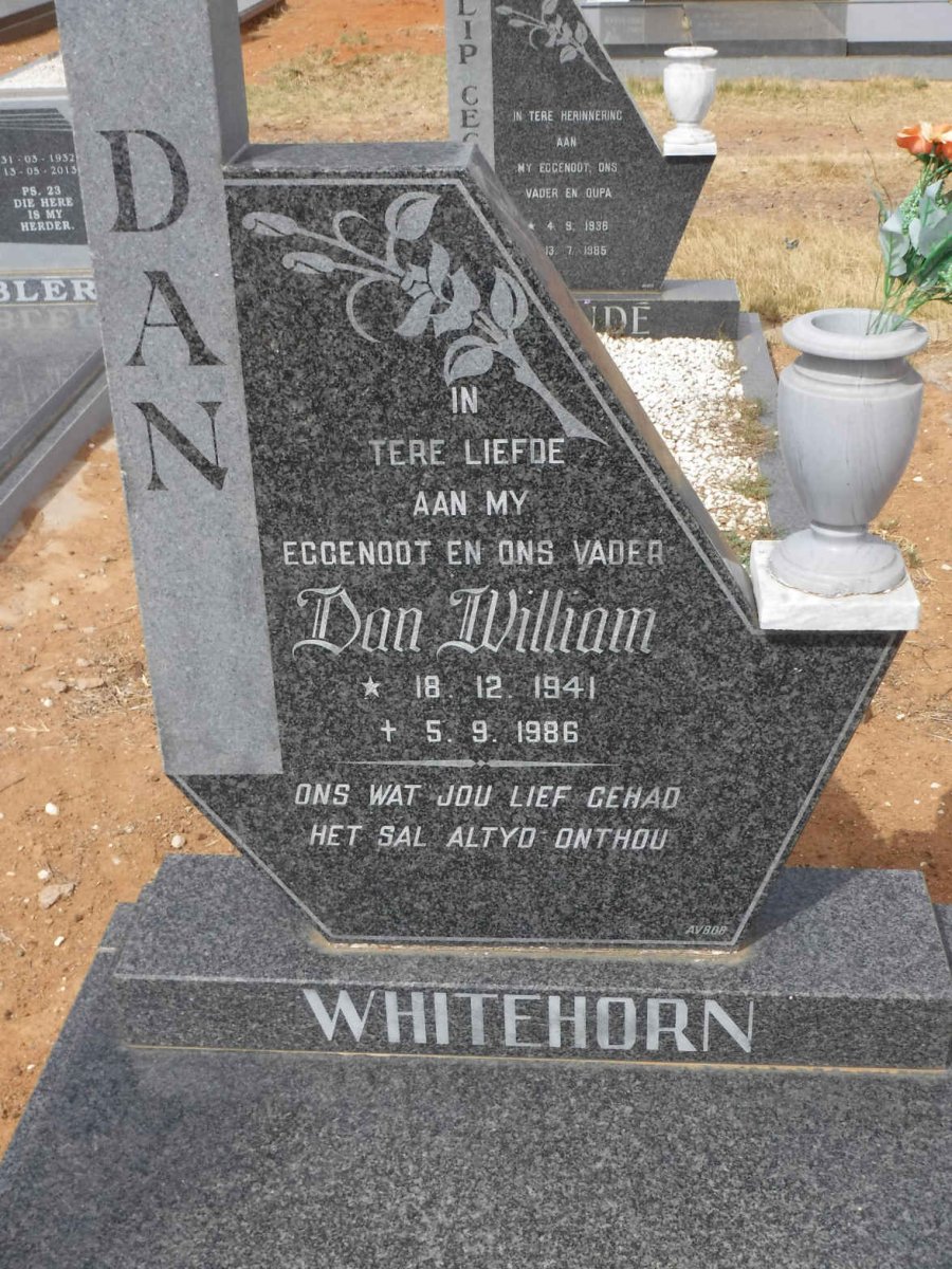 WHITEHORN Dan William 1941-1986