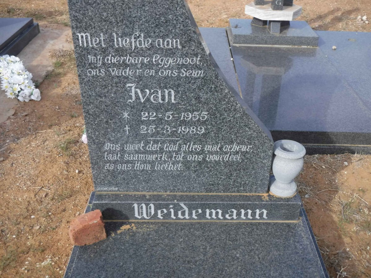 WEIDEMANN Ivan 1955-1989
