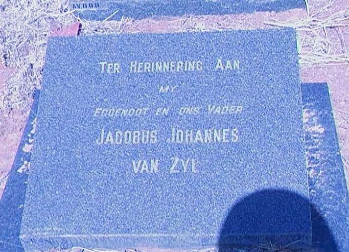 ZYL Jacobus Johannes, van
