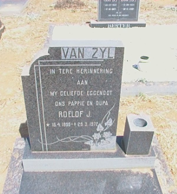 ZYL Roelof J., van 1895-1972