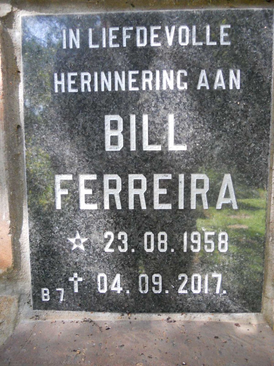 FERREIRA Bill 1958-2017