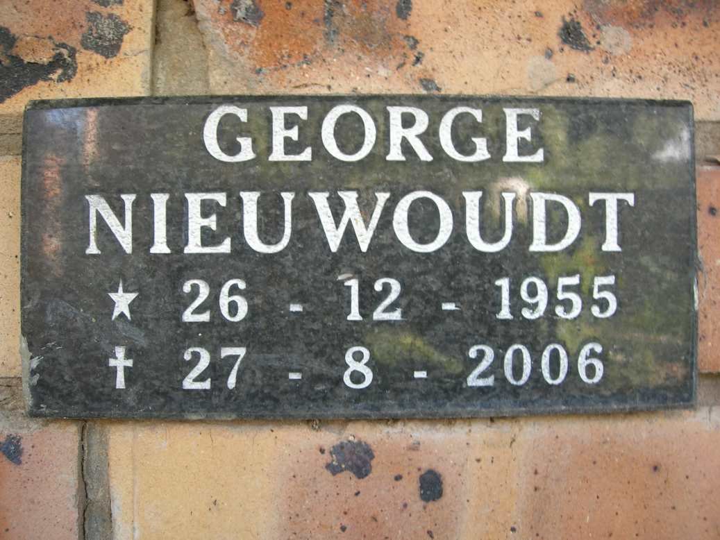 NIEUWOUDT George 1955-2006