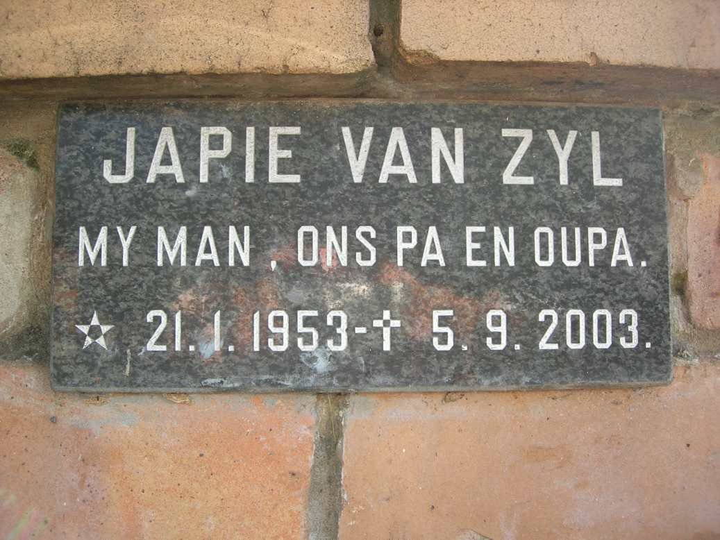 ZYL Japie, van 1953-2003
