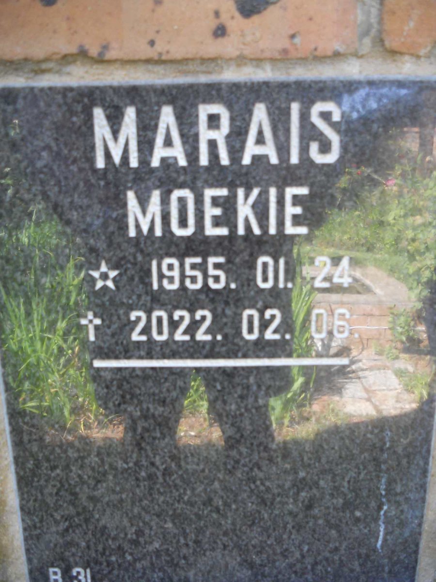 MARAIS Moekie 1955-2022