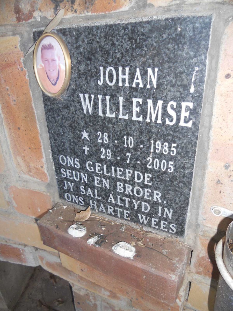 WILLEMSE Johan 1985-2005