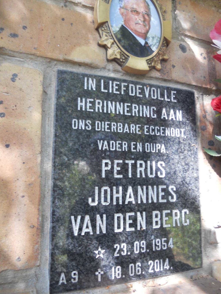 BERG Petrus Johannes, van den 1954-2014