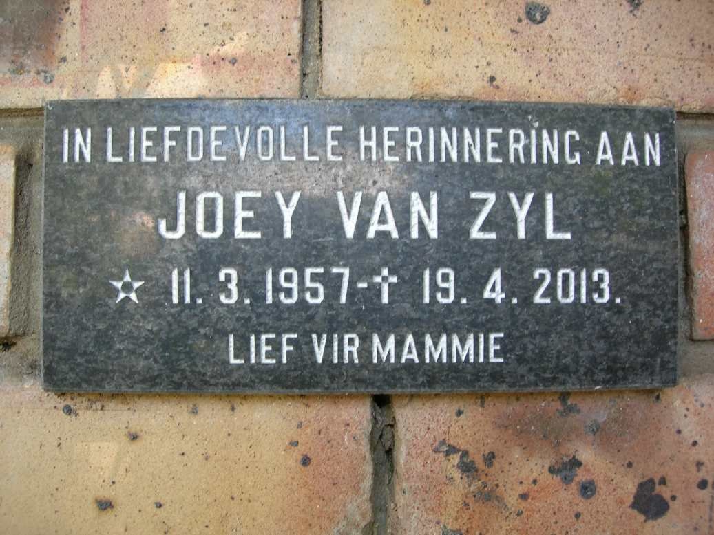 ZYL Joey, van 1957-2013