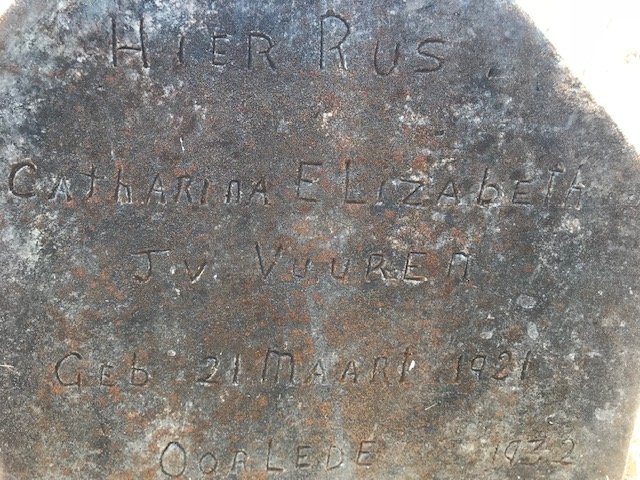 VUUREN Catharina Elizabeth, J. v. 1921-1932