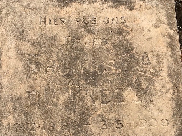 PREEZ Thomas A., du 1889-1909