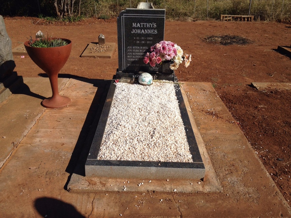 NORTJE Matthys Johannes 1926-2011