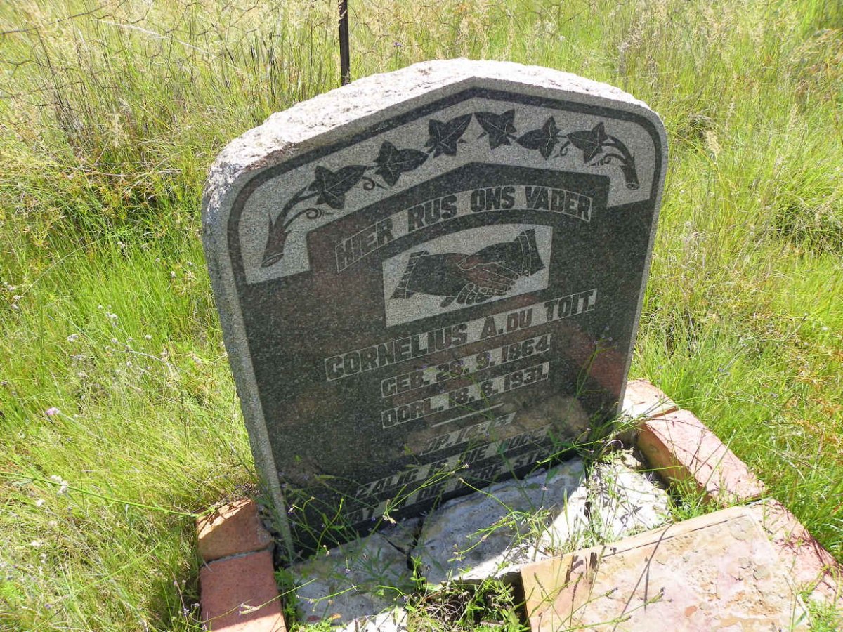 TOIT Cornelius Andries, du 1864-1913