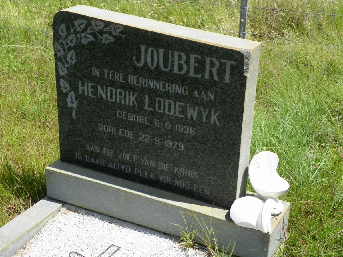 JOUBERT Hendrik Lodewyk 1936-1979