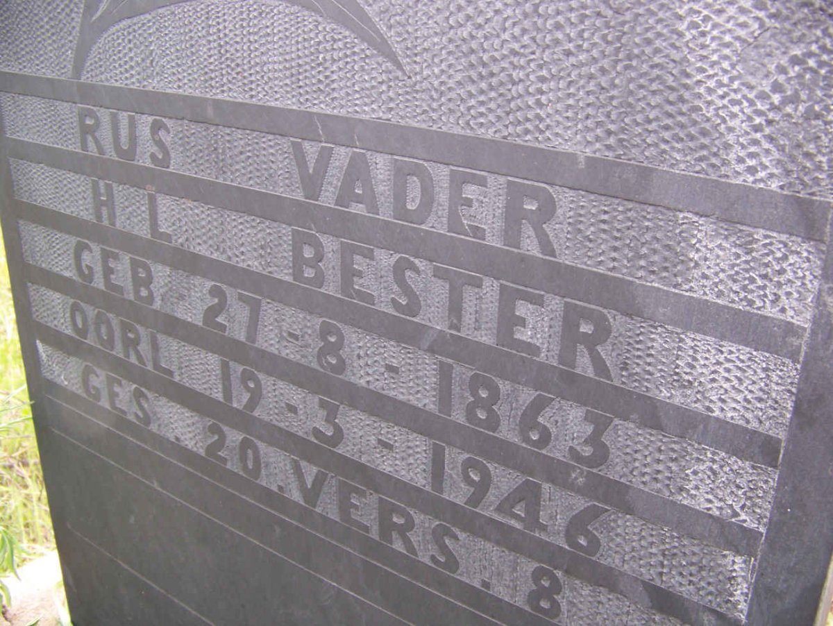 BESTER H.L. 1863-1946