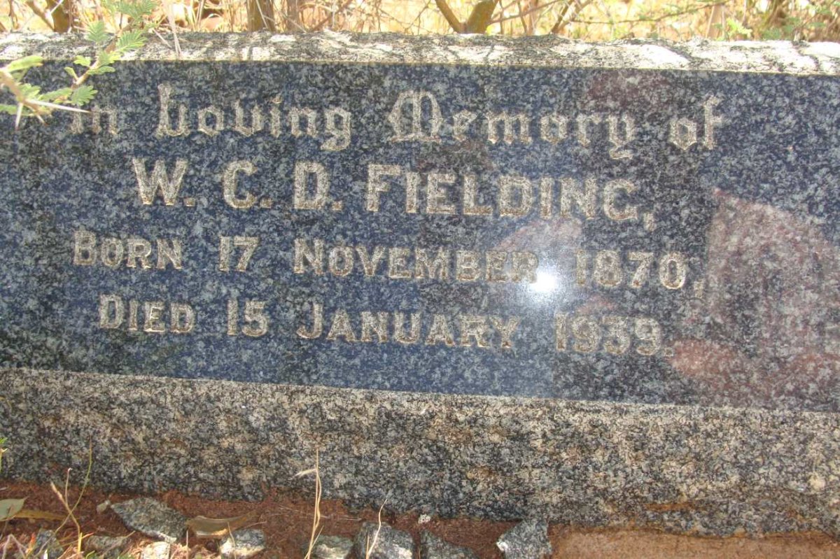 FIELDING W.C.D. 1870-1939