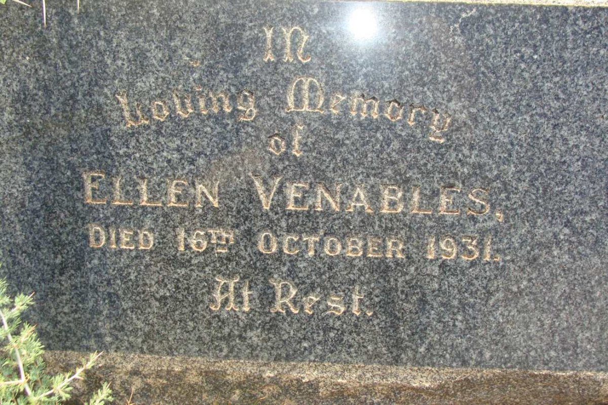 VENABLES Ellen -1931