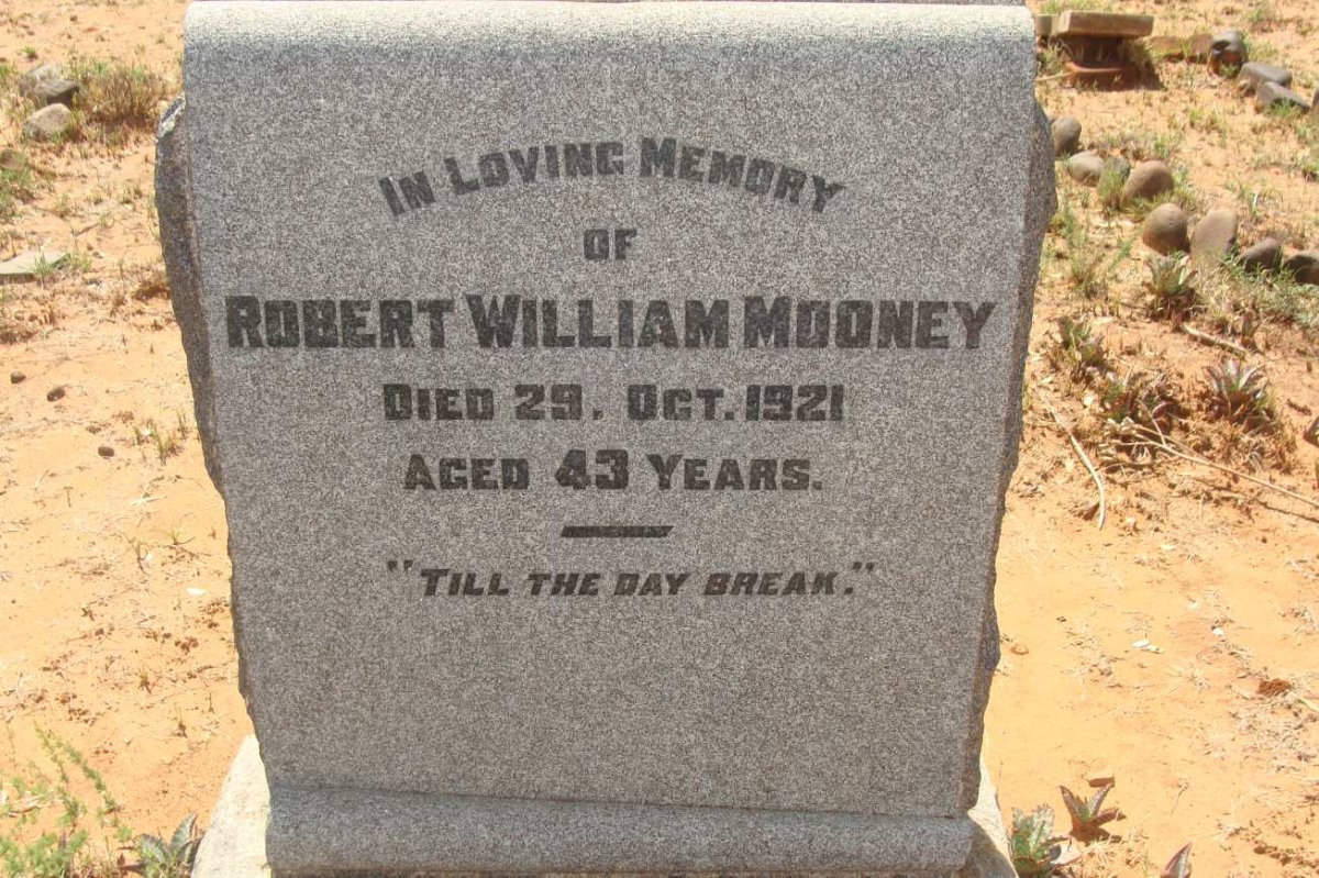 MOONEY Robert William -1921