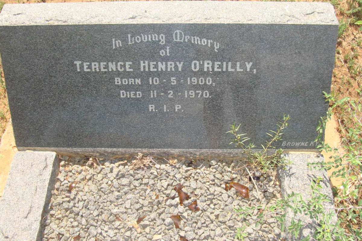 O'REILLY Terence Henry 1900-1970