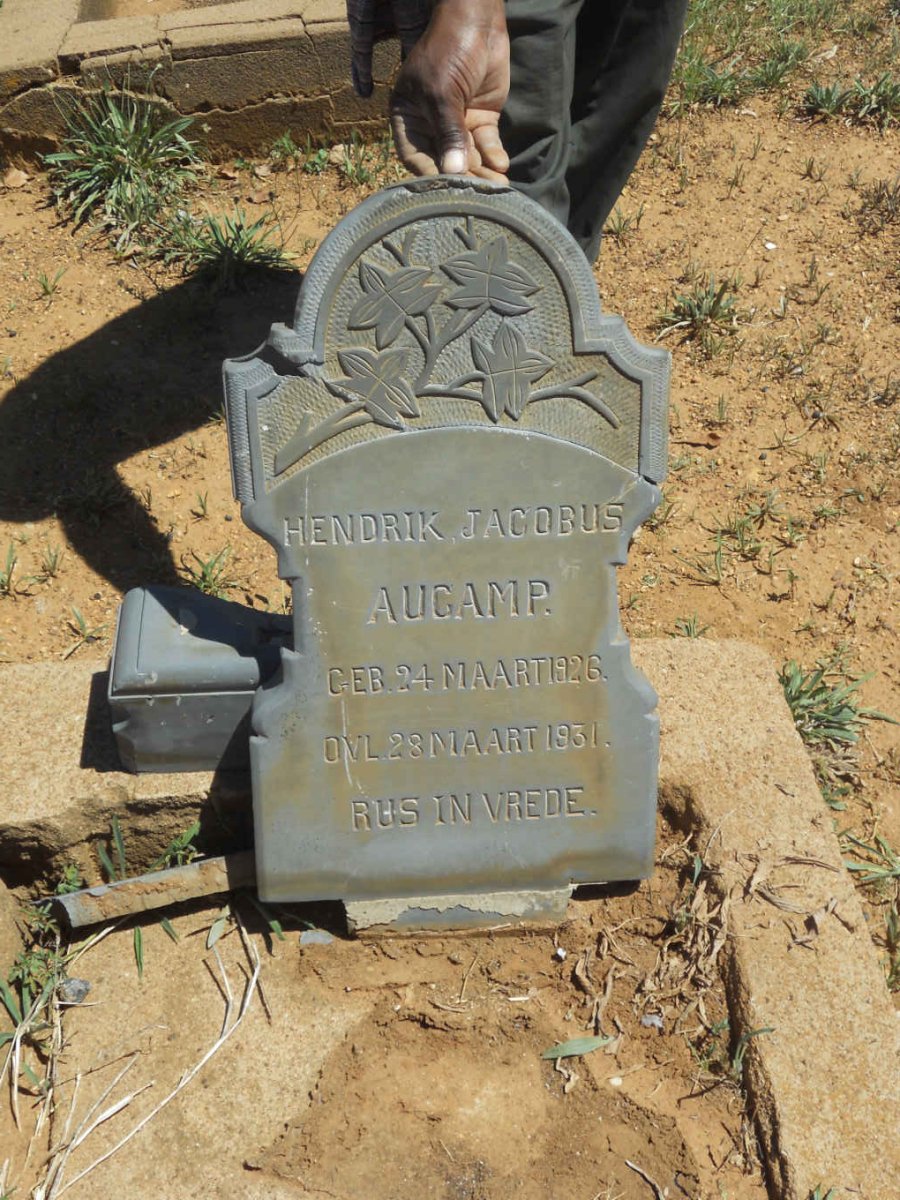 AUCAMP Hendrik Jacobus 1926-1931