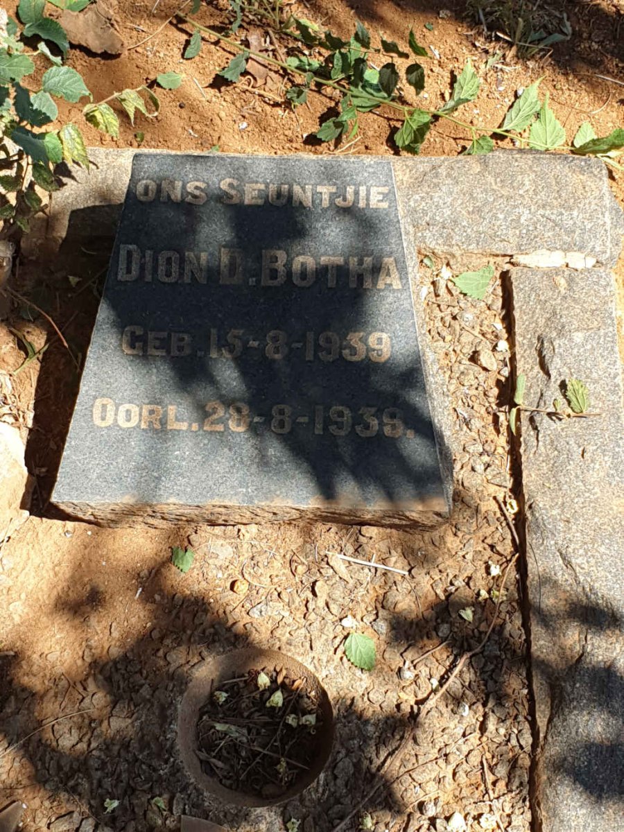 BOTHA Dion D. 1939-1939