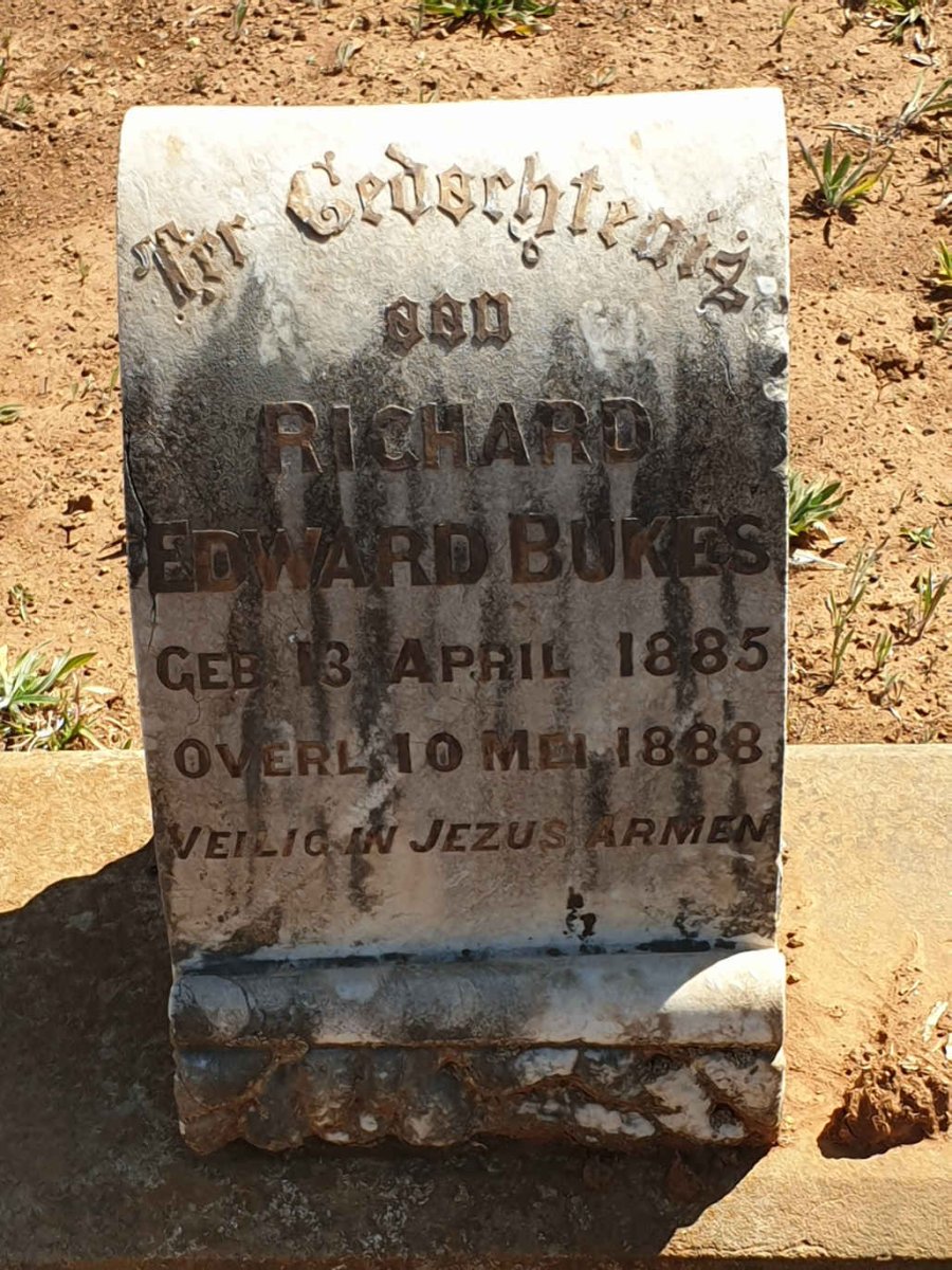 BUKES Richard Edward 1885-1888