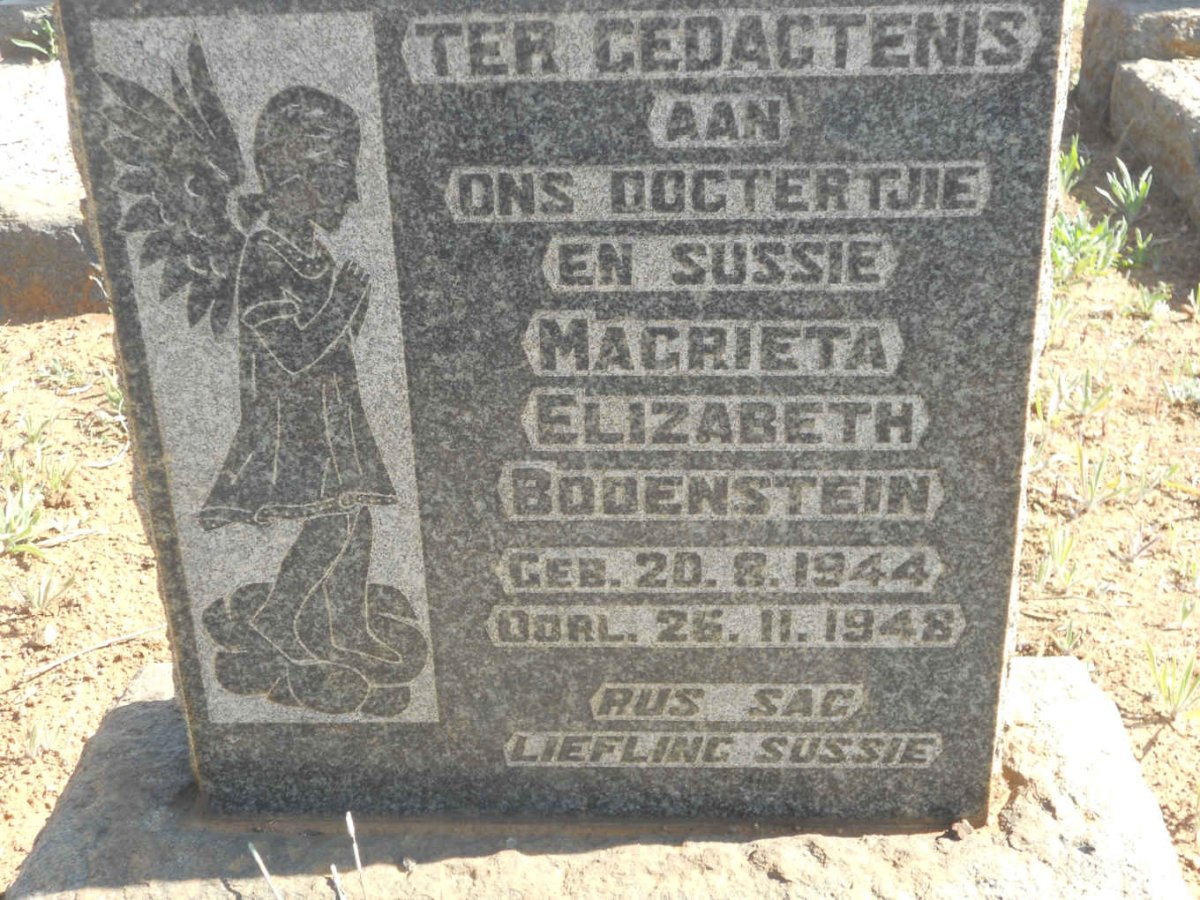 BODENSTEIN Magrieta Elizabeth 1944-1948
