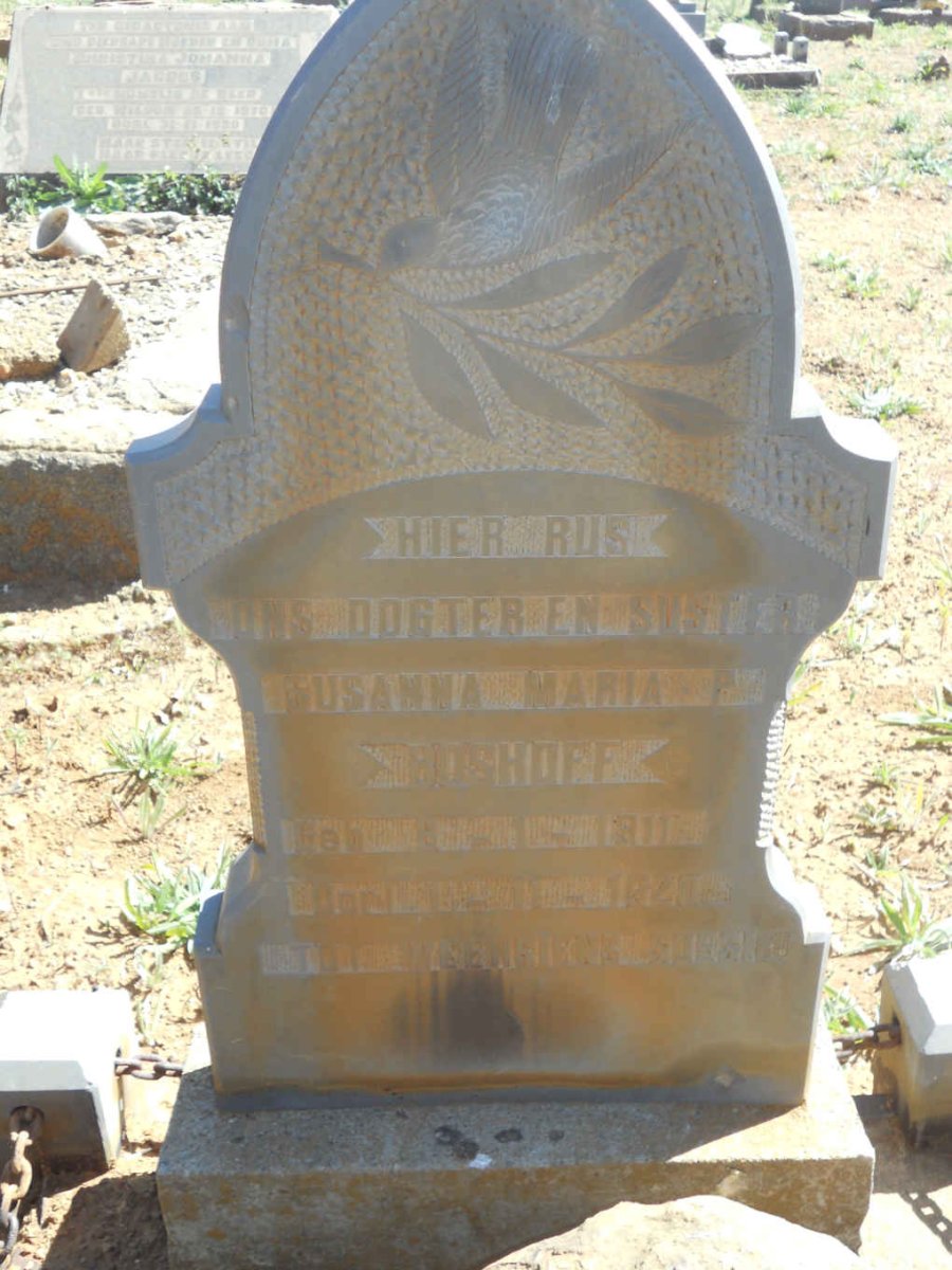BOSHOFF Susanna Maria 1911-1920