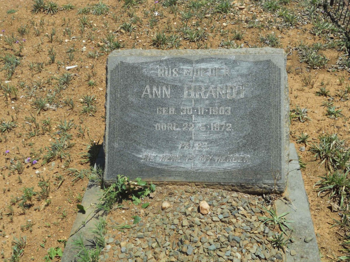 BRANDT Ann 1903-1972