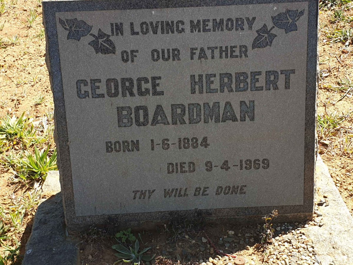 BOARDMAN George Herbert 1884-1969