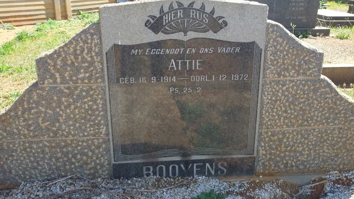 BOOYENS Attie 1914-1972