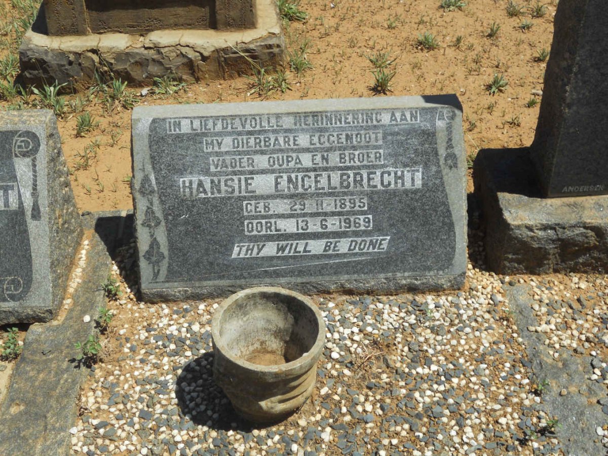 ENGELBRECHT Hansie 1895-1969