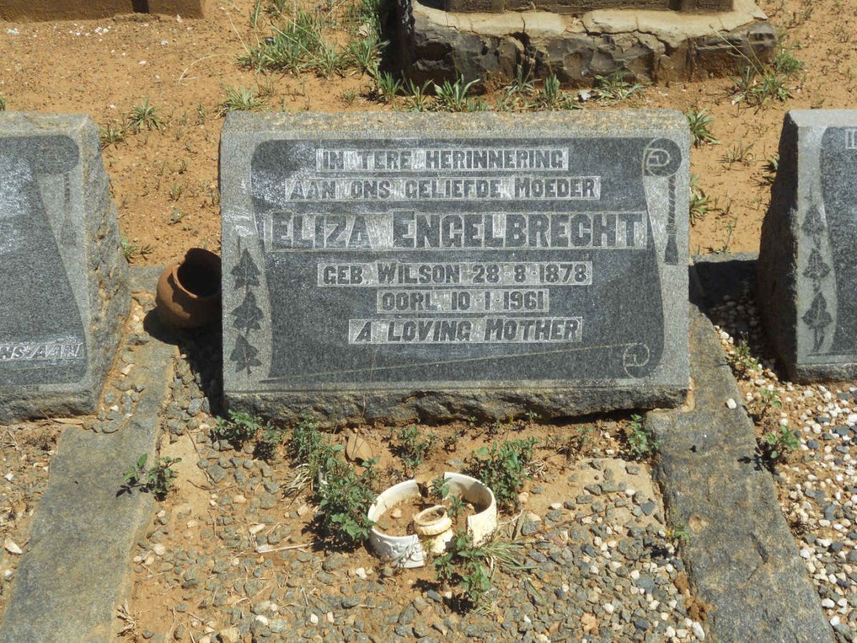 ENGELBRECHT Eliza nee WILSON 1878-1961