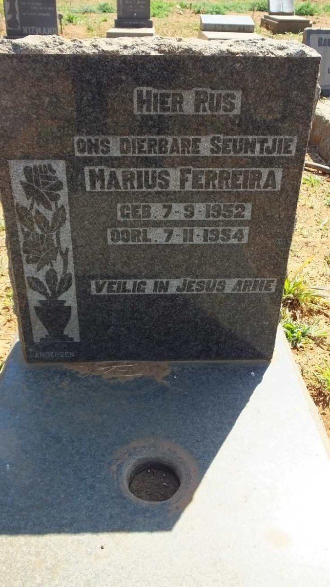 FERREIRA Marius 1952-1954