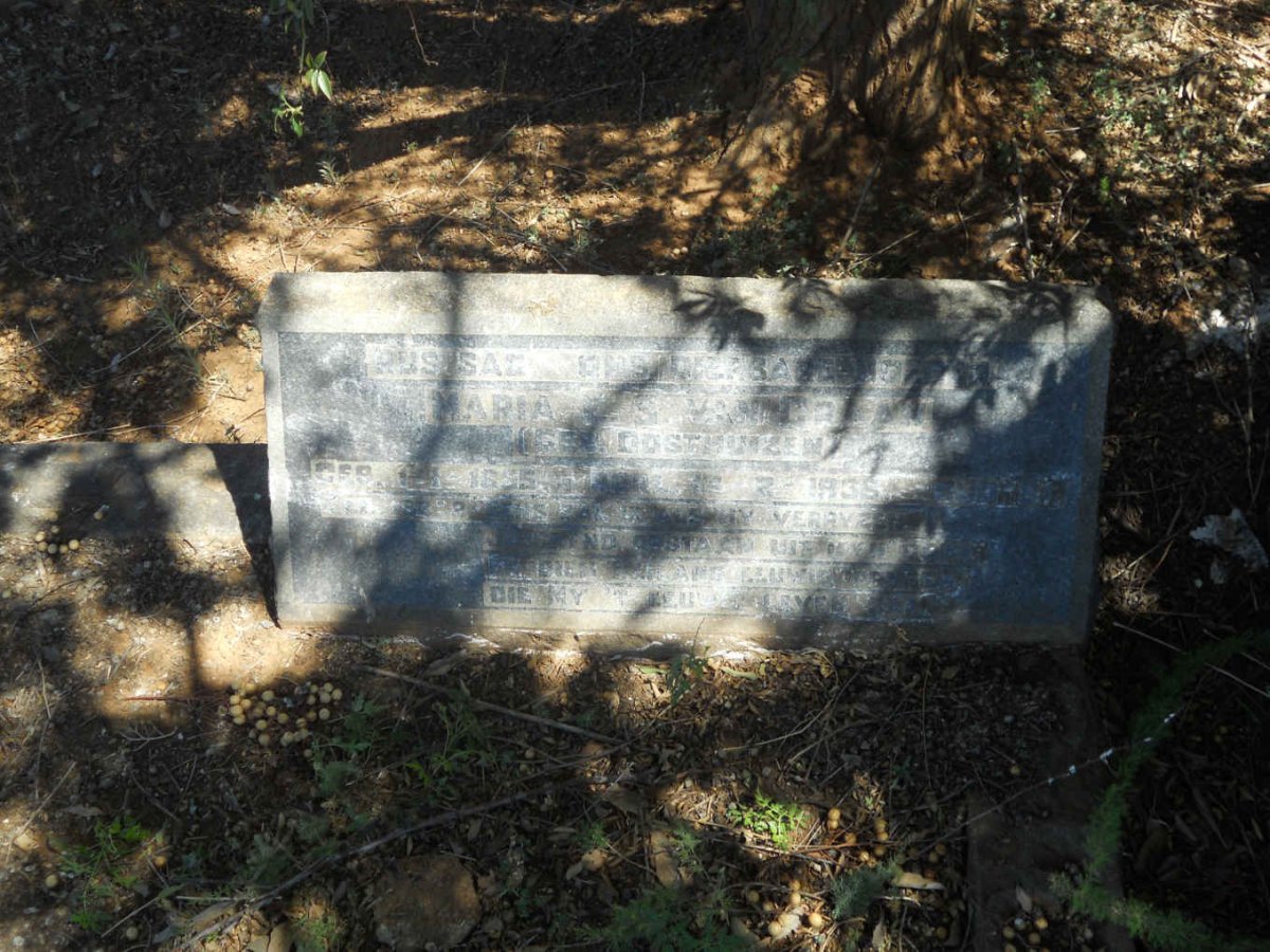 GRAAN Maria E.S., van nee OOSTHUIZEN 1855-1935