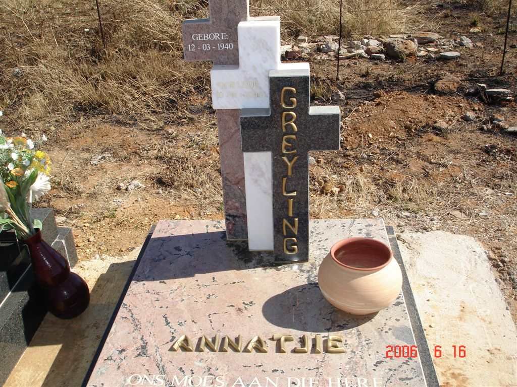 GREYLING Annatjie 1940-