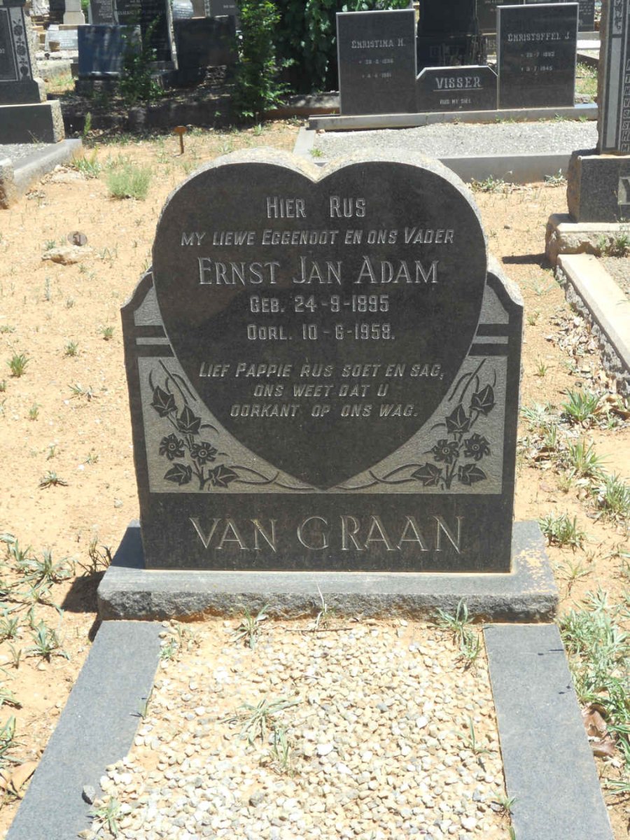 GRAAN Ernst Jan Adam, van 1895-1958