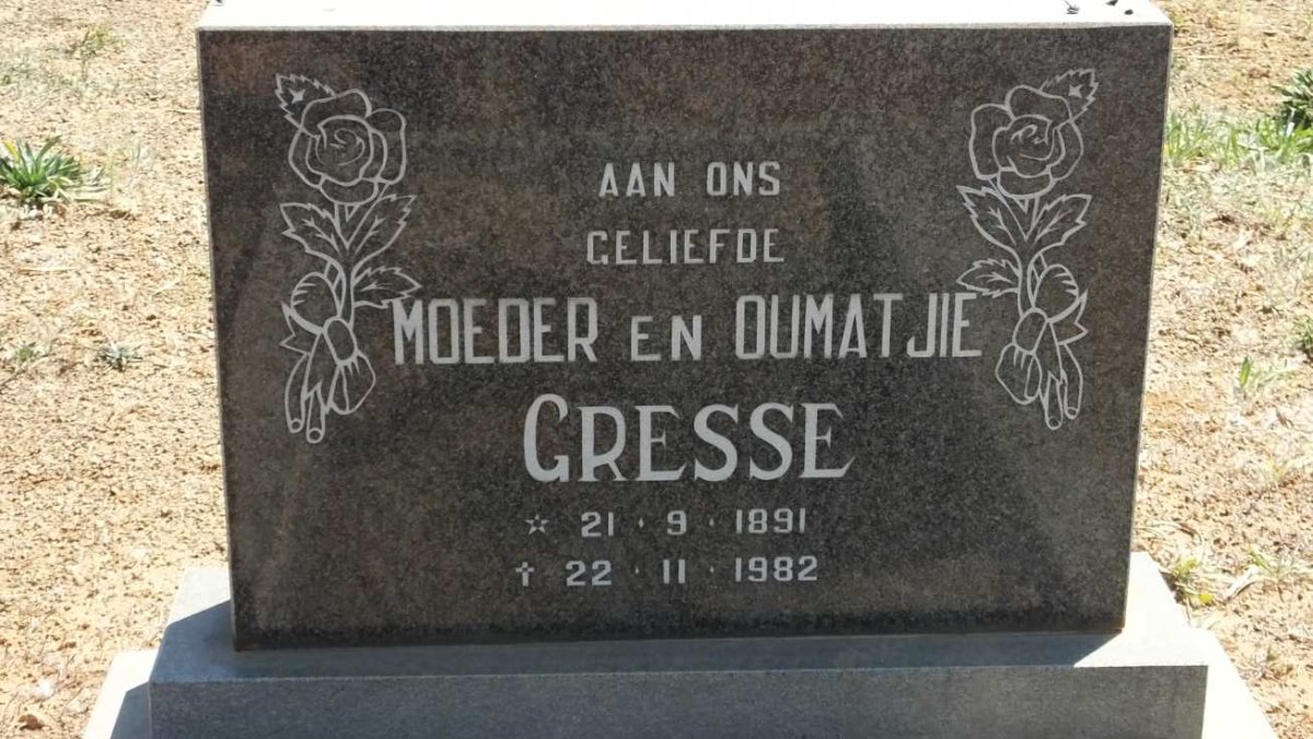 GRESSE 1891-1982