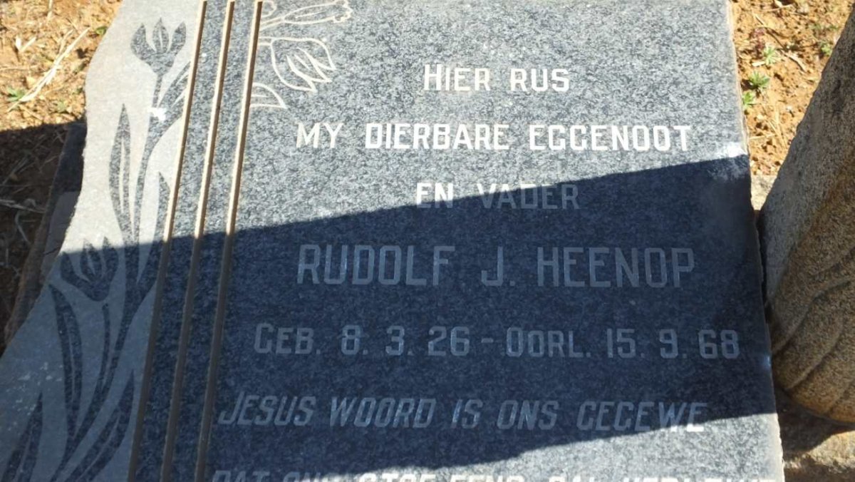 HEENOP Rudolf J. 1926-1968
